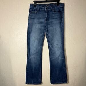 7 for all man kind high waist boot cut jeans size 30